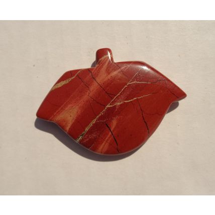 B Red Jasper Touch Palm Stone 2 Inch Gemstone Energy Work