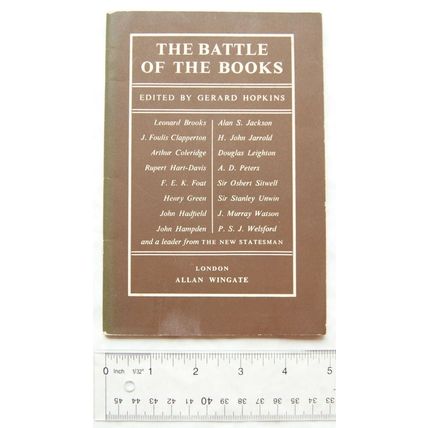 1947 The Battle of the Books edited by Gerard Hopkin