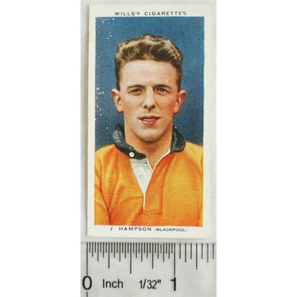 1935 Wills Association Footballers No. 18 J. Hampson, Blackpool