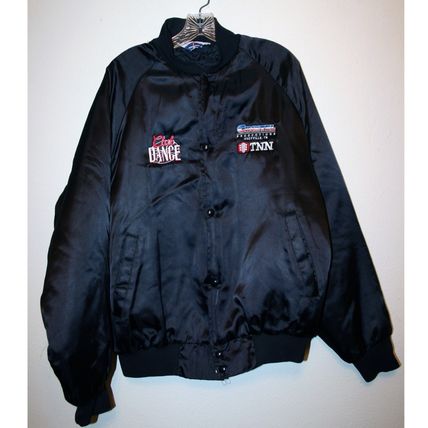 TNN Cinetel Prod Collectible Embroidered CLUB DANCE Black Snap Front Jacket Sz L
