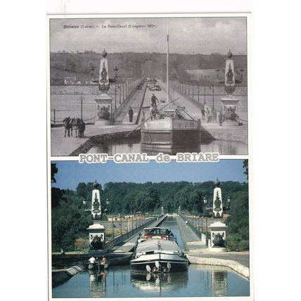Pont Canal Briare France Postcard unused VGC