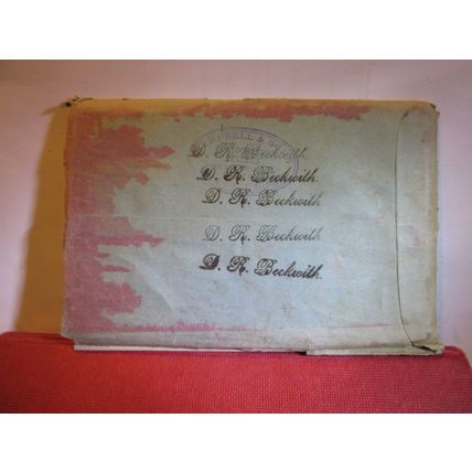 PACK OF 12 SALCOMBE Devon unused antique postcards by Valentine c.1922 =