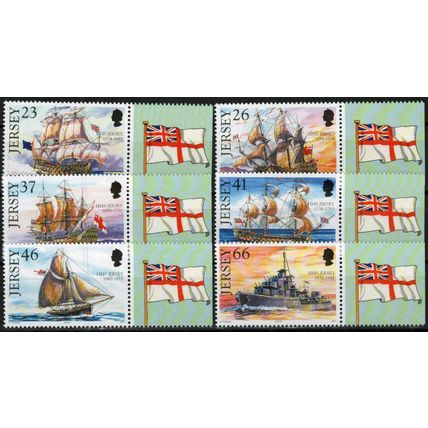 ZAYIX Jersey 982-987 MNH Navy Ships Military War 092023SM29M