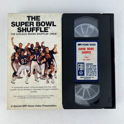 Chicago Bears Football Greatest Moments in Bears History & Superbowl Shuffle VHS