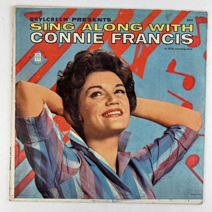 Connie Francis - Sing Along With Connie Francis Vinyl LP Record Album 8002