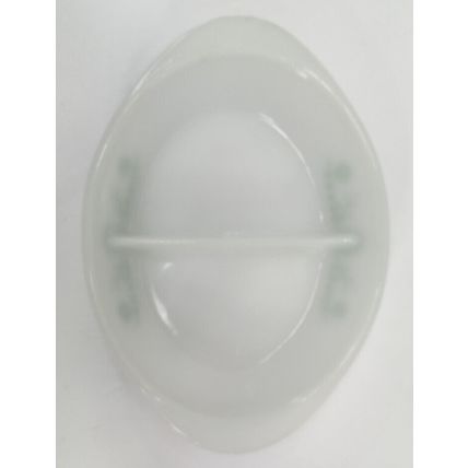 Vintage Glasbake Green Daisy Flower Baking Cake/Pie Dish - 12 Inches [CHIPPED]