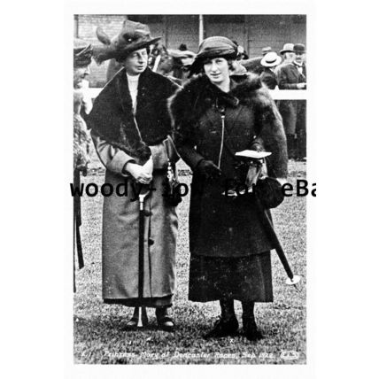 pt9217 - Doncaster Racecourse , Princess Mary in 1922 - Print 6x4