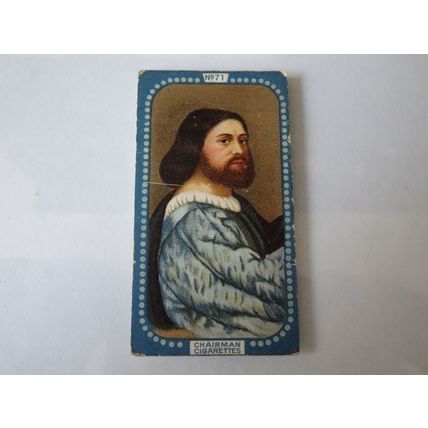 1912 RJ Lea Chairman & Vice-Chair Miniatures Card # 71 Portrait of Ariosto Good