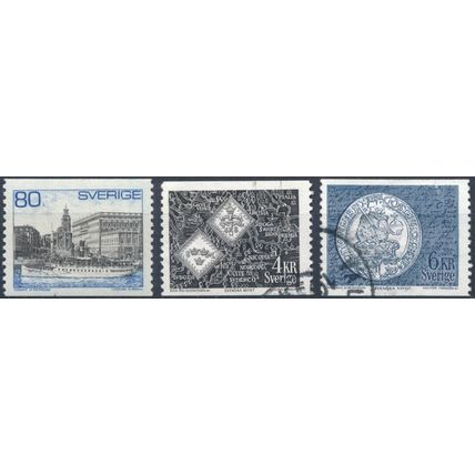Stockholm Castle & Coins - Sweden 1971 - NM H & F H - MiNr 700/1 & & 757