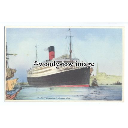 LS1018 - Cunard Liner - Carinthia , artist James Mann - postcard