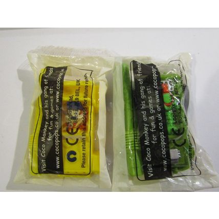 Kellogg`s 2003 CoCo Pops Straw Blasters Set in Sealed Packets