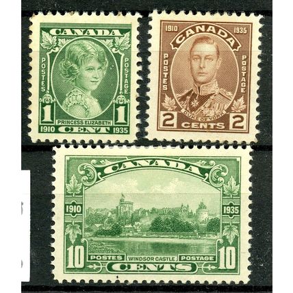 Canada 1935 Jubilee sg335/6, 339 - MH