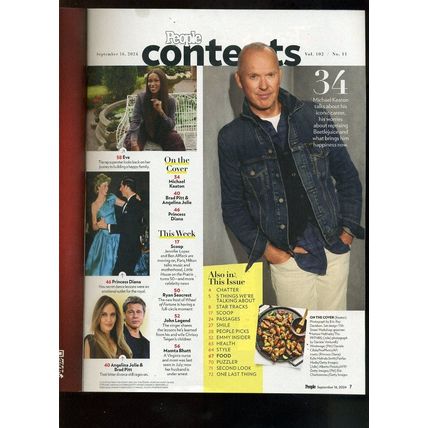 PEOPLE MAGAZINE April 15,,2024 MICHAEL KEATON HAS NO REGRETS ANGELINA/BRAD VG