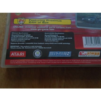 G.T.R. PC CD