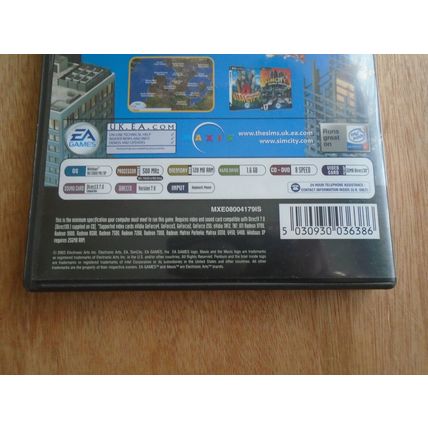 Sim City 4 Deluxe Edition PC CD