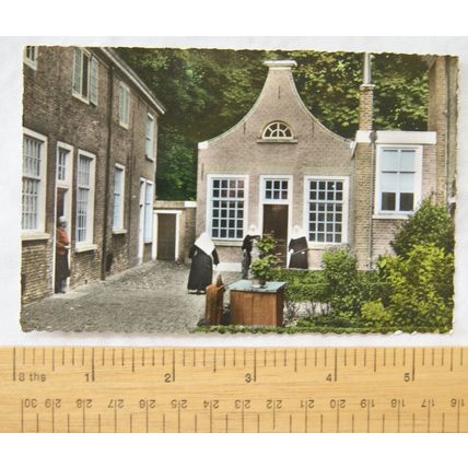 1960 colour postcard Breda, Begijnhof