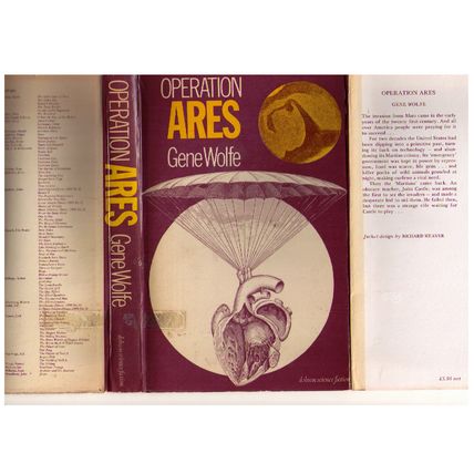 Operation Ares, by Gene Wolfe 1st UK HC Dobson 1970 Exlibrary