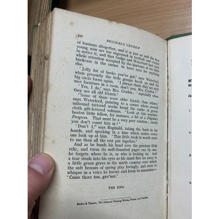 ANTIQUE TALBOT BAINES REED "REGINALD CRUDEN" ILLUSTRATED FICTION BOOK (P5)