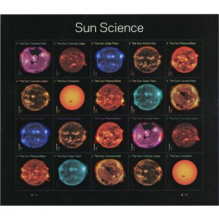 Sun Science Full Sealed Pad of 100 Sheets (2000 Stamps) Scott 5598-07