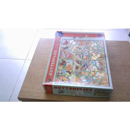 BUTTERFLIES by David Buckle Jigsaw Puzzle (750 Piece) Padblocks Ltd