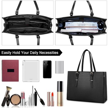 Laptop Bag for Women 15.6 Inch Laptop Tote Bag Leather Classy Computer Briefcase