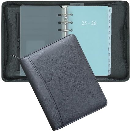 Fan&Ran 2025-2026 Zippered Planner Organizer, Weekly and Monthly Refills with Si