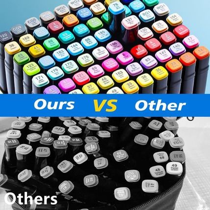 Alcohol Markers 168 Colors Drawing Pens Set Dual Tip Permanent Art Markers for K