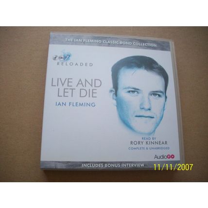 IAN FLEMING-LIVE AND LET DIE-CD AUDIO COMPLETE AND UNABRIDGED RELOADED