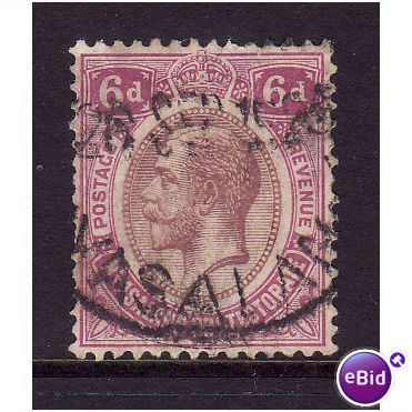 NYASALAND 1921 SG 107 6d dull and bright purple fine used