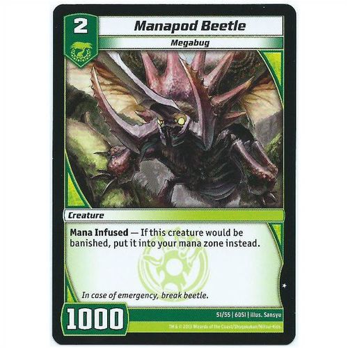 Kaijudo - DragonStrike Infernus - 51/55 - Manapod Beetle