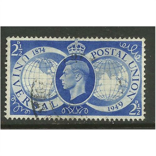 GB 1949 KGV1 2 1/2d Universal Postal Union SG 499.(T132 )