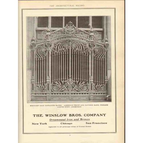 winslow bros company 1910 american trust savings chicago il vintage ad