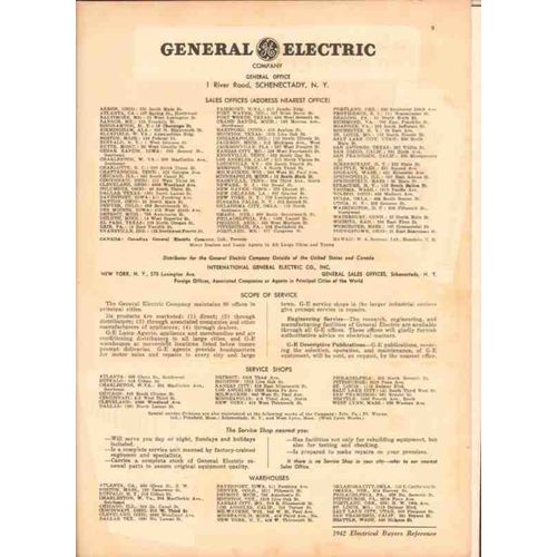 general electric 1942 substations switchgear transform vintage catalog