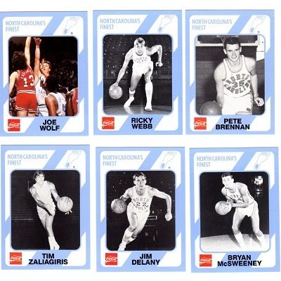 Six Card Lot UNC Tarheels Finest Cards