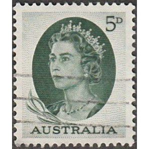 Australia 1963-5 5d Value. Green Fine Used