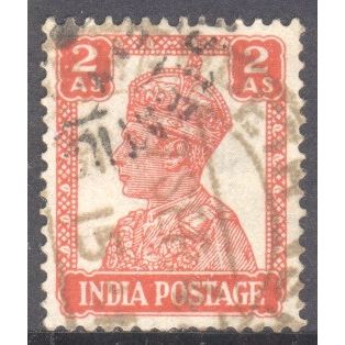 India 1940 - SG 270 - KGV1 2a orange - used 9