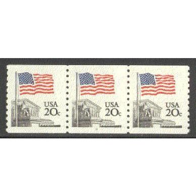 1895a 20c U.S. Flag Fine MNH SG PNC 9/3 V0049