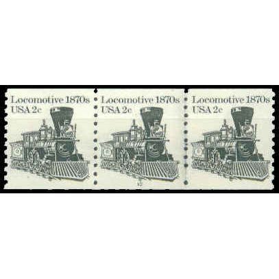 1897A 2c Locomotive Very Fine MNH Dry Gum PNC 10/3 P0276