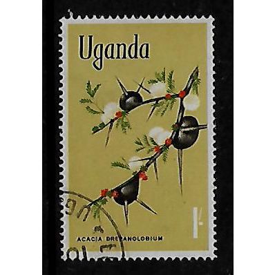 UGANDA 1969 FLOWERS 1s ACACIA DREPANOBIUM SG 140 FINE USED#