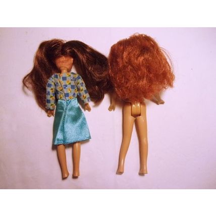 2 Vintage 90s Kid Kore 7.5" Fashion Dolls Barbie Skipper Clones