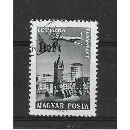 Hungary.SG2229 1fo 10 Plane over Frankfurt.Fine Used.Sept22