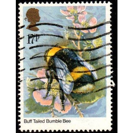 Great Britain 1985 Bee 17p Used Stamp.