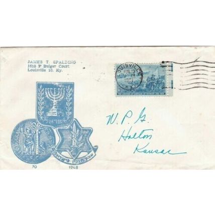 United States 1951 Louisville-Kansas City USA cover written VGC