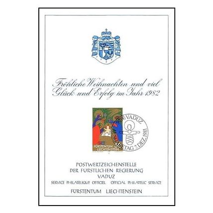 Liechtenstein 1981 [ANG] Annual Gift Card (N)