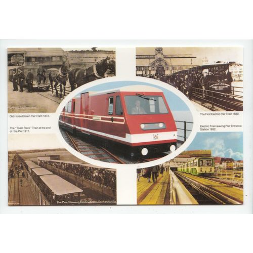 Southend-on-Sea Pier Train Postcard 36