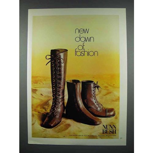 1971 Nunn Bush Boots Ad - New Dawn of Fashion