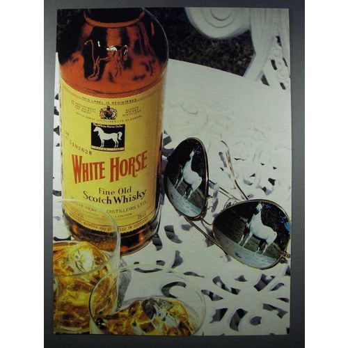 1980 White Horse Scotch Whisky Ad