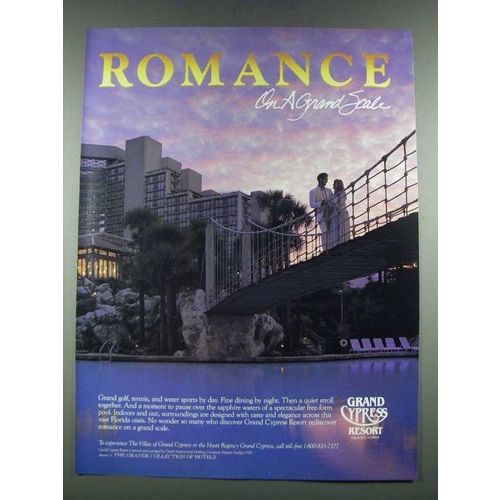 1987 Grand Cypress Resort Ad - Romance