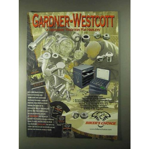 2000 Biker's Choice Gardner-Westcott Hardware Ad