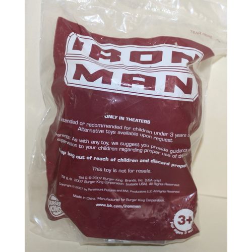 2007 Burger King Iron Man On the Move Iron Monger Mint in Package